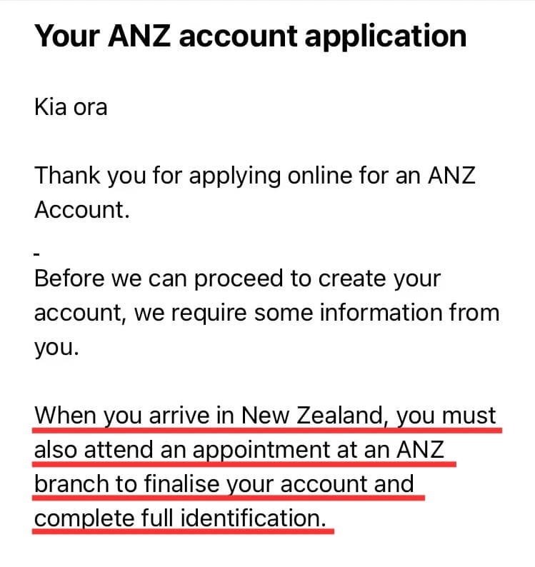 ANZ銀行からのメール解説(1)